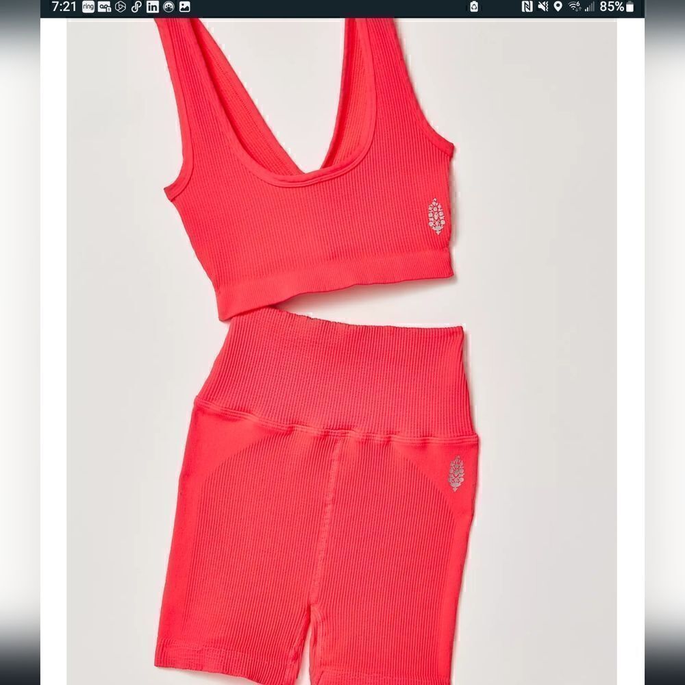 Free People Happiness Runs Run Bundle X/S Top & Bottom